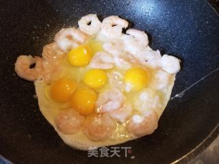 韭黄虾仁炒蛋的做法步骤：5