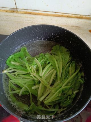 白毛浮绿水（盐渍双蔬）的做法步骤：3