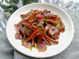 香干炒腊肉的做法步骤：8