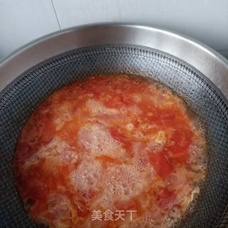 虾皮番茄鹅蛋汤的做法步骤：9