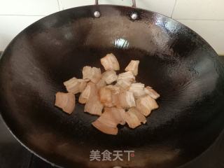 香干芹菜炒回锅肉的做法步骤：3