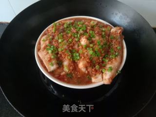 清蒸蒜蓉青鱼块的做法步骤：14