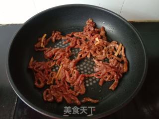 青椒牛肉丝的做法步骤：4