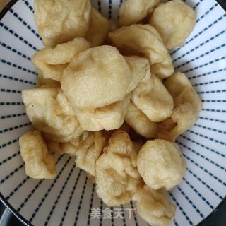 油豆腐烧肉的做法步骤：2