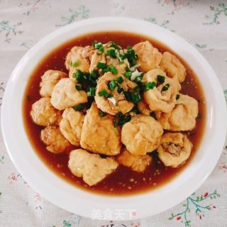 油豆腐烧肉的做法步骤：11