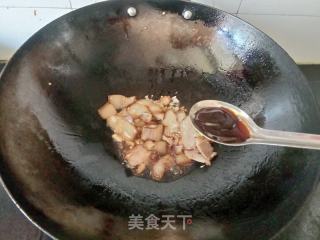 青椒炒卤肉的做法步骤：5