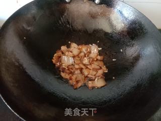 青椒炒卤肉的做法步骤：6