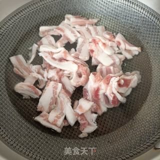 简易版回锅肉炒茄子的做法步骤：7