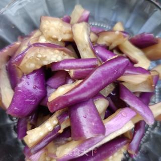 简易版回锅肉炒茄子的做法步骤：11