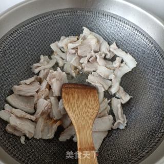 简易版回锅肉炒茄子的做法步骤：16