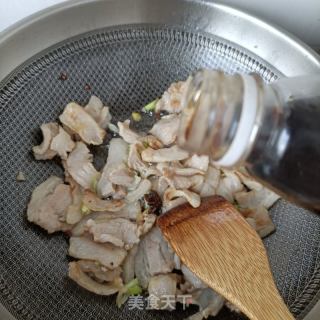 简易版回锅肉炒茄子的做法步骤：18