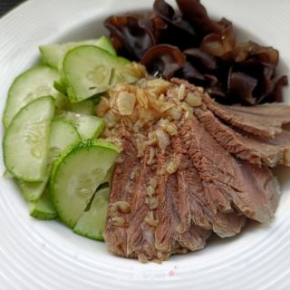 黄瓜木耳拌牛肉的做法步骤：15
