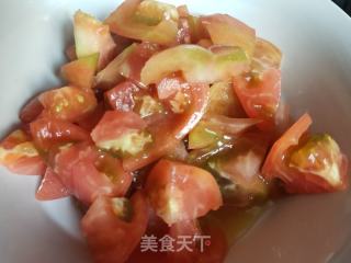 西红柿虾仁素卤的做法步骤：1