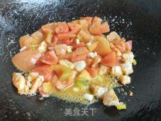 西红柿虾仁素卤的做法步骤：7