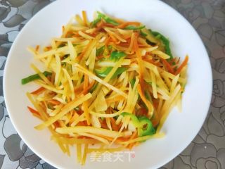 素炒三丝的做法步骤：9