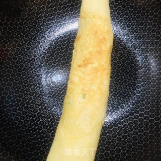 葱花蛋饼的做法步骤：10