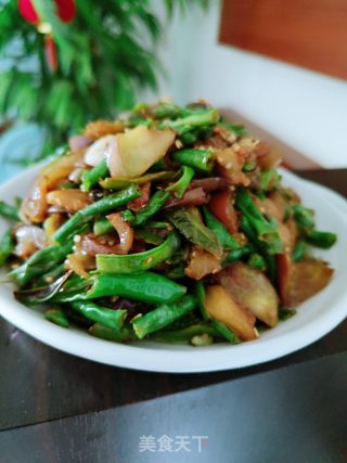 茄子炒豆角的做法步骤：12