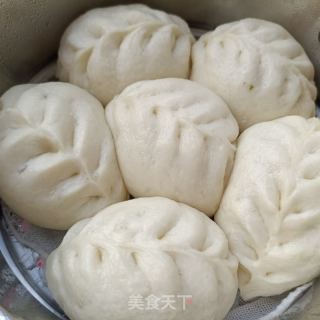 木耳肉末苋菜包的做法