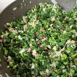 木耳肉末苋菜包的做法步骤：22
