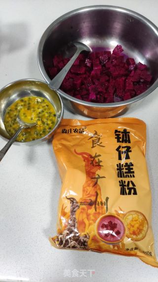 水果味钵仔糕的做法步骤：1