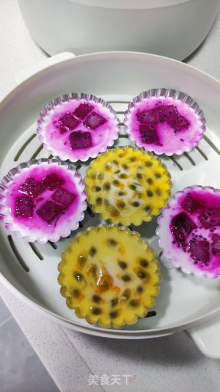 水果味钵仔糕的做法步骤：8