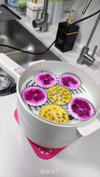 水果味钵仔糕的做法步骤：10
