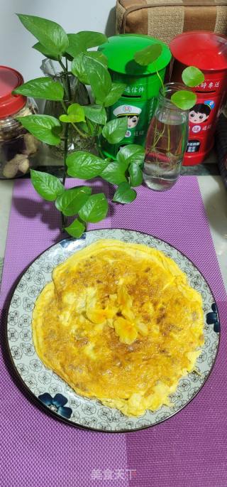 鲜花菜脯煎蛋的做法步骤：11