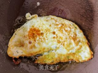 煎蛋炒空心菜梗的做法步骤：3