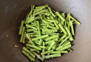 煎蛋炒空心菜梗的做法步骤：6