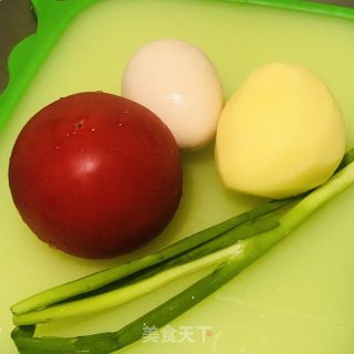 番茄土豆面的做法步骤：1