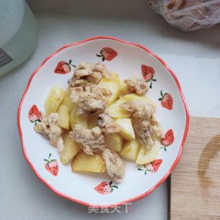 小酥肉蒸土豆的做法步骤：7
