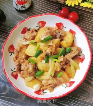 小酥肉蒸土豆的做法步骤：9