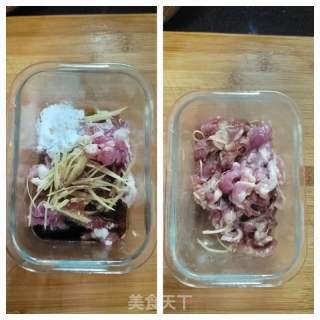 瘦肉蒸鹿茸菇的做法步骤：2
