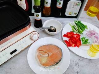 香煎三文鱼的做法步骤：3