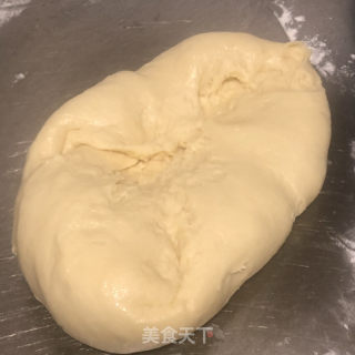 发酵一次的早餐面包的做法步骤：2