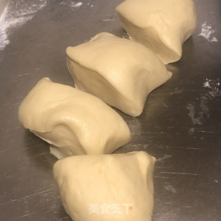 发酵一次的早餐面包的做法步骤：4