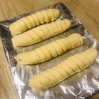 发酵一次的早餐面包的做法步骤：14