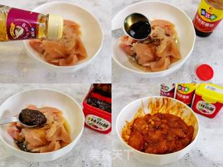 在家实现撸串自由～炸鸡肉串的做法步骤：3