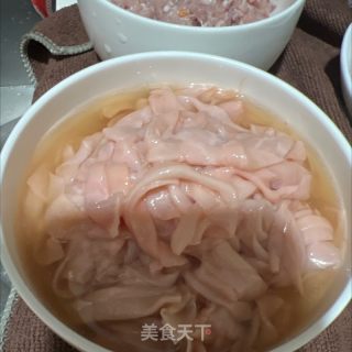 尖椒鸭肠的做法步骤：2