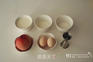 水蜜桃冰淇淋的做法步骤：1