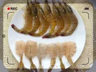 炝炒基围虾的做法步骤：1