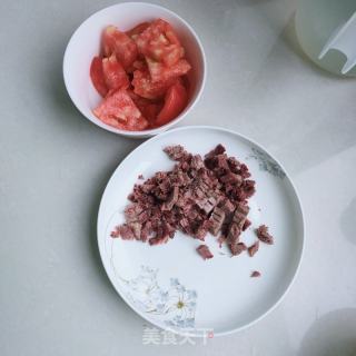 西红柿驴肉羹的做法步骤：2