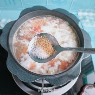 西红柿驴肉羹的做法步骤：9