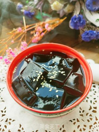 自制黑凉粉的做法步骤：9