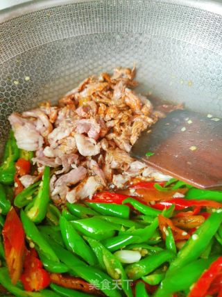 辣椒炒肉的做法步骤：9