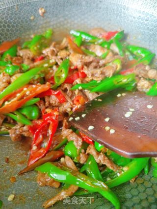 辣椒炒肉的做法步骤：10