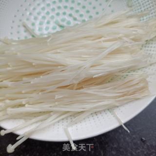 金针菇参苗拌鸽胸肉的做法步骤：6