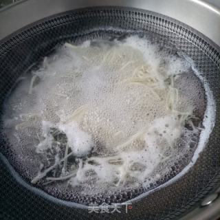 金针菇参苗拌鸽胸肉的做法步骤：7