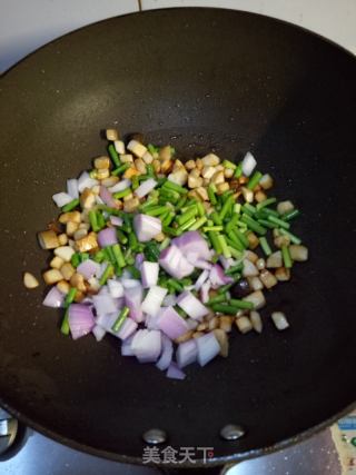 时蔬炒饭的做法步骤：4
