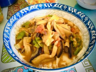茄子拌揪面片的做法步骤：11